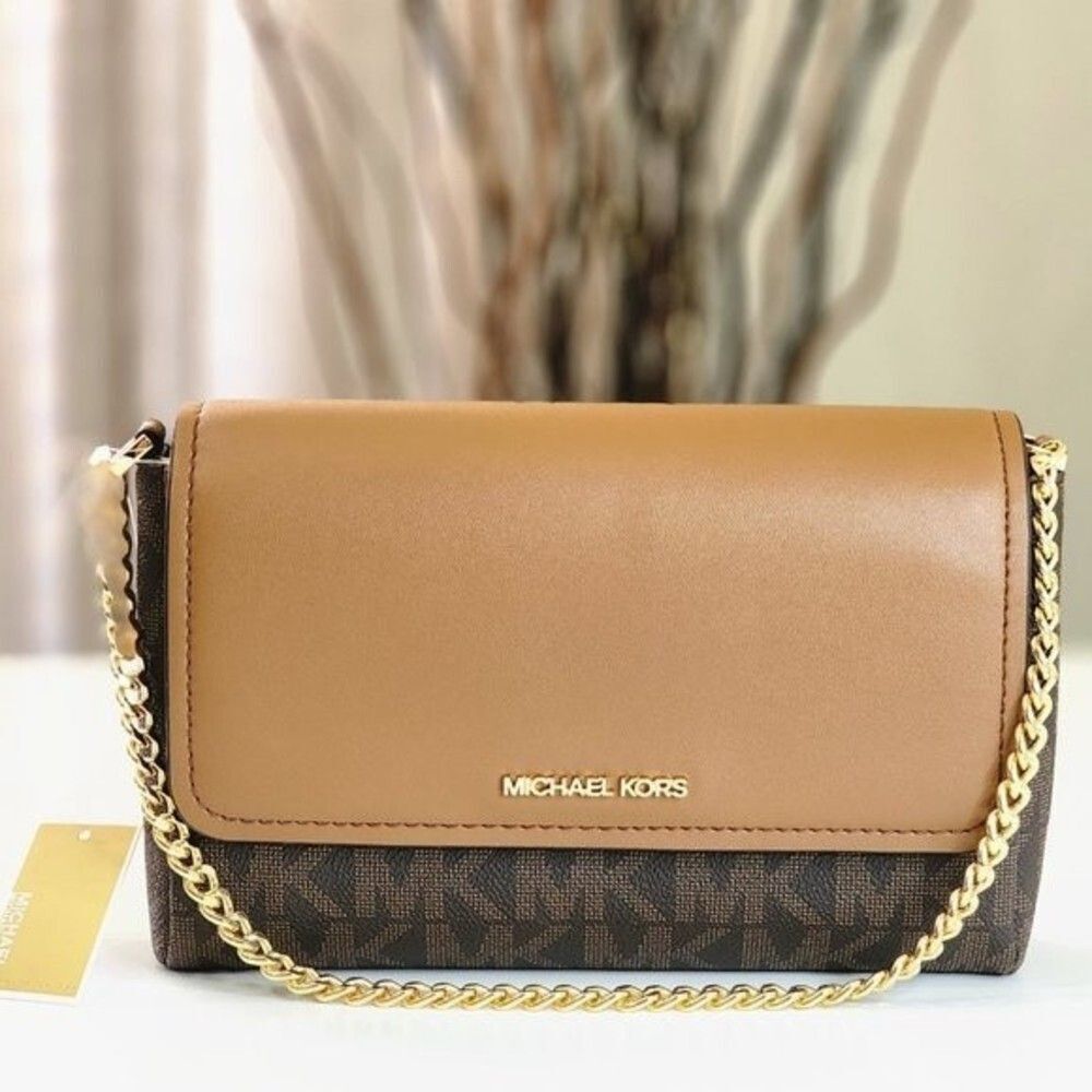 NEW! Michael Kors Jet Set Pouchette Crossbody Bag - Picture 2 of 12